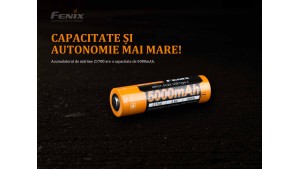 Fenix 21700 - 5000mAh - Acumulator USB Type-C - ARB-L 21-5000U